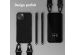 Selencia Coque silicone avec cordon amovible iPhone 13 - Noir
