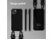 Selencia Coque silicone avec cordon amovible iPhone 14 - Noir