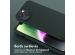 Selencia Coque silicone avec cordon amovible iPhone 14 - Vert foncé