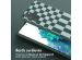 Selencia ﻿Coque design en silicone avec cordon amovible Samsung Galaxy S20 FE - Irregular Check Green