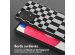 Selencia ﻿Coque design en silicone avec cordon amovible Samsung Galaxy A53 - Irregular Check Black