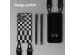 Selencia ﻿Coque design en silicone avec cordon amovible iPhone 13 Pro Max - Irregular Check Black