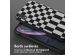 Selencia ﻿Coque design en silicone avec cordon amovible iPhone Xr - Irregular Check Black