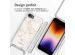 iMoshion Coque Design avec cordon iPhone SE (2022 / 2020) / 8 / 7 - White Marble