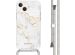 iMoshion Coque Design avec cordon iPhone 13 - White Marble