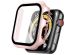 iMoshion Coque rigide à couverture complète Apple Watch Series 4 / 5 / 6 / SE - 44 mm - Rose Dorée