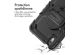 Accezz ﻿Coque arrière robuste avec bandoulière iPad mini 6 - Noir