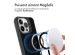 iMoshion Rugged Hybrid Carbon Case avec MagSafe iPhone 13 Pro - Noir