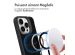 iMoshion Rugged Hybrid Carbon Case avec MagSafe iPhone 14 Pro Max - Noir