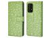iMoshion ﻿Étui de téléphone portefeuille Design Samsung Galaxy A52(s) (5G/4G) - Green Flowers