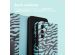 iMoshion ﻿Étui de téléphone portefeuille Design Samsung Galaxy A14 (5G/4G) - Black Blue Stripes