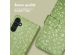 iMoshion ﻿Étui de téléphone portefeuille Design Samsung Galaxy A54 (5G) - Green Flowers