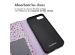 iMoshion ﻿Étui de téléphone portefeuille Design iPhone SE (2022 / 2020) / 8 / 7 / 6(s) - Purple Flowers