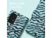 iMoshion ﻿Étui de téléphone portefeuille Design Samsung Galaxy A53 - Black Blue Stripes