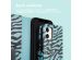 iMoshion ﻿Étui de téléphone portefeuille Design iPhone 11 - Black Blue Stripes