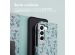 iMoshion ﻿Étui de téléphone portefeuille Design Samsung Galaxy S22 - Blue Flowers