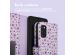 iMoshion ﻿Étui de téléphone portefeuille Design Samsung Galaxy A41 - Purple Flowers