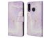 iMoshion ﻿Étui de téléphone portefeuille Design Huawei P30 Lite - Purple Marble