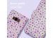 iMoshion ﻿Étui de téléphone portefeuille Design Samsung Galaxy S8 - Purple Flowers
