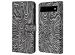 iMoshion ﻿Étui de téléphone portefeuille Design Google Pixel 6a - Black And White