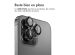 iMoshion ﻿Lot de 2 protections d'objectif de caméra iPhone 13 Pro / 13 Pro Max - Noir
