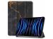 iMoshion Coque tablette Design iPad Pro 11 (2022) / Pro 11 (2021) - Black Marble