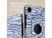 iMoshion Coque tablette Design rotatif à 360° Samsung Galaxy Tab A9 8.7 pouces - White Blue Stripes