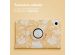 iMoshion Coque tablette Design rotatif à 360° Samsung Galaxy Tab A9 8.7 pouces - Yellow Flowers