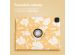 iMoshion Coque tablette Design rotatif à 360° iPad Pro 12.9 (2018 / 2020 / 2021 / 2022) - Yellow Flowers