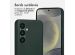 Accezz Coque arrière en cuir avec MagSafe Samsung Galaxy S24 - Cedar Green