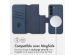 Accezz Étui de téléphone portefeuille en cuir 2-en-1 avec MagSafe Samsung Galaxy S23 - Nightfall Blue