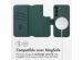 Accezz Étui de téléphone portefeuille en cuir 2-en-1 avec MagSafe Samsung Galaxy S23 - Cedar Green