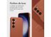 Accezz Étui de téléphone portefeuille en cuir 2-en-1 avec MagSafe Samsung Galaxy S23 - Sienna Brown