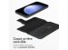 Accezz Étui de téléphone portefeuille en cuir 2-en-1 avec MagSafe Samsung Galaxy S23 FE - Onyx Black