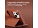 Accezz Étui de téléphone portefeuille en cuir 2-en-1 avec MagSafe iPhone 14 - Sienna Brown