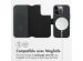 Accezz Étui de téléphone portefeuille en cuir 2-en-1 avec MagSafe iPhone 14 Pro - Onyx Black