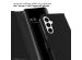 Selencia Étui de téléphone portefeuille en cuir véritable Samsung Galaxy A55 - Noir