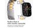 iMoshion Bracelet en acier Apple Watch Series 1-9 / SE - 38/40/41 mm - Argent / Dorée