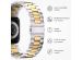 iMoshion Bracelet en acier Apple Watch Series 1-9 / SE / Ultra (2) - 42/44/45/49 mm - Argent / Dorée