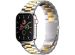 iMoshion Bracelet en acier Apple Watch Series 1-9 / SE / Ultra (2) - 42/44/45/49 mm - Argent / Dorée