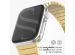 Selencia Bracelet à maillons en acier inoxydable Apple Watch Series 1-9 / SE / Ultra (2) - 42/44/45/49 mm - Dorée