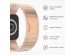 Selencia Bracelet à maillons en acier inoxydable Apple Watch Series 1-9 / SE / Ultra (2) - 42/44/45/49 mm - Rose Dorée
