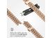 Selencia Bracelet Metallique Jubilee pour l'Apple Watch Series 1-9 / SE - 38/40/41 mm - Rose Dorée