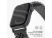 Selencia Bracelet Metallique Jubilee pour l'Apple Watch Series 1-9 / SE - 38/40/41 mm - Noir