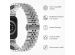 Selencia Bracelet Metallique Jubilee pour l'Apple Watch Series 1-9 / SE - 42/44/45/49 mm - Argent