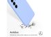 Accezz Coque Liquid Silicone Samsung Galaxy S24 - Violet