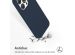 Accezz Coque Liquid Silicone avec MagSafe iPhone 15 Pro - Bleu foncé