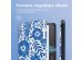 iMoshion Design Slim Hard Sleepcover avec support Kobo Libra 2 / Tolino Vision 6 - Flower Tile