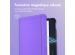 iMoshion Étui de liseuse portefeuille Canvas Sleepcover avec support Kobo Libra 2 / Tolino Vision 6 - Violet