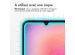 Accezz Protection d'écran en verre trempé Samsung Galaxy A25 - Transparent